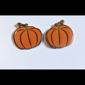 Pumpkin Stud Earrings